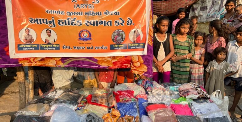 Birthday party with our street babies 